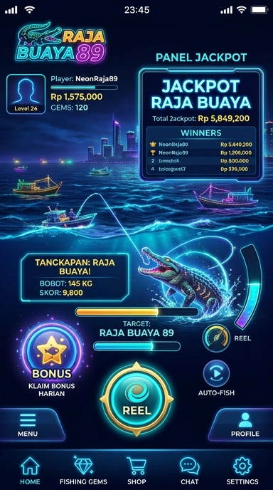 77singa — layar beranda